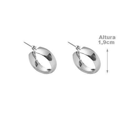 Argola de Prata Lisa - 51915