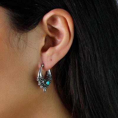 Argola de Prata Vazada.