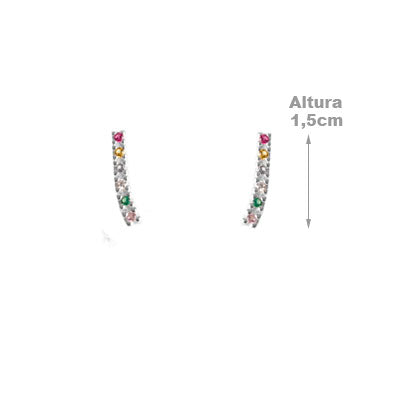 Brinco de Prata Contorno de Orelha (Ear Cuff) - 53578