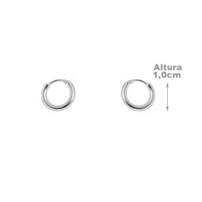 Argola de Prata Lisa