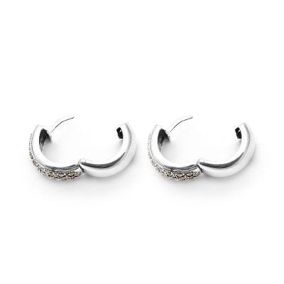 Argola de Prata com Marcassitas