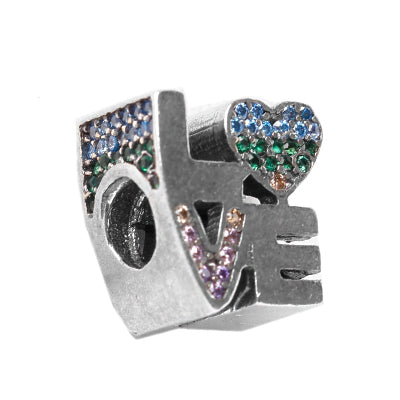 Berloque de Prata Love