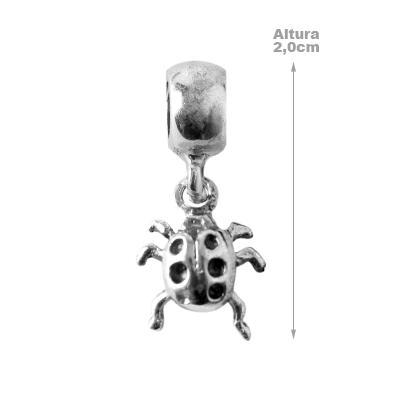 Berloque de Prata Joaninha