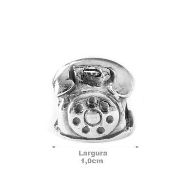 Berloque de Prata Telefone