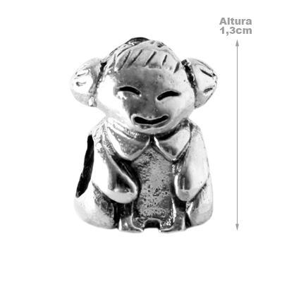 Berloque de Prata Menina
