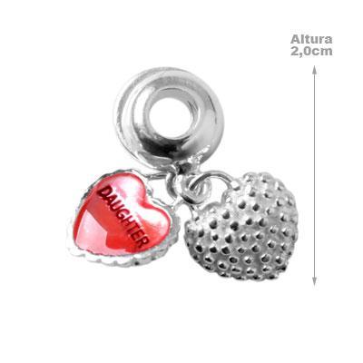 Berloque de Prata Mãe e Filha