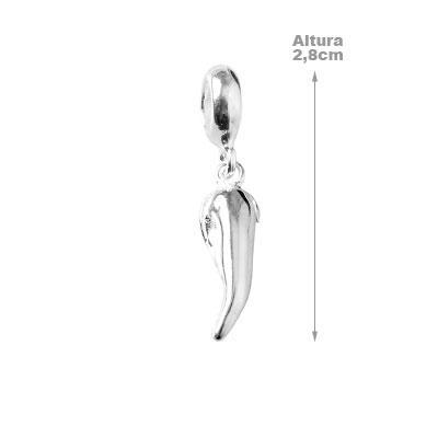 Berloque de Prata Pimenta.