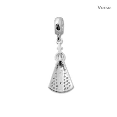 Berloque de Prata Nossa Senhora Aparecida