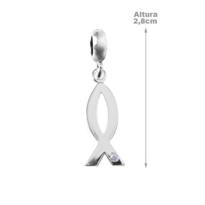 Berloque de Prata Peixe