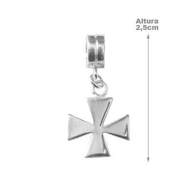 Berloque de Prata Cruz de Malta - 35693