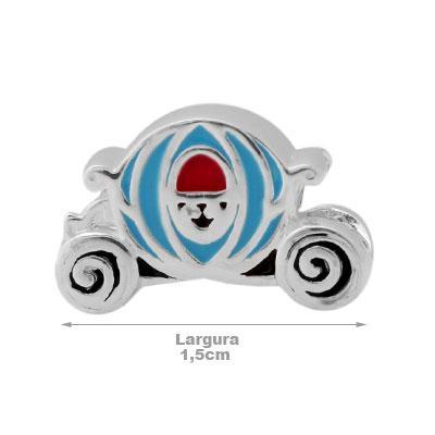 Berloque de Prata Carruagem