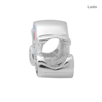 Berloque de Prata Carruagem