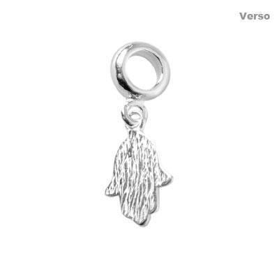 Berloque de Prata Hamsa