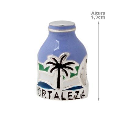 Berloque de Prata Garrafa de Areia