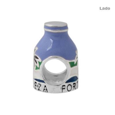 Berloque de Prata Garrafa de Areia