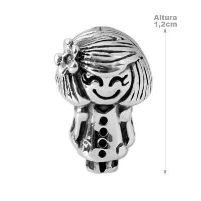 Berloque de Prata Menina