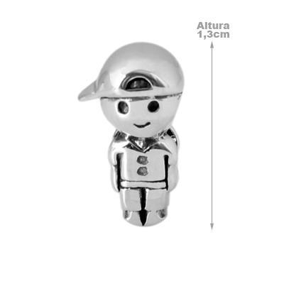 Berloque de Prata Menino.