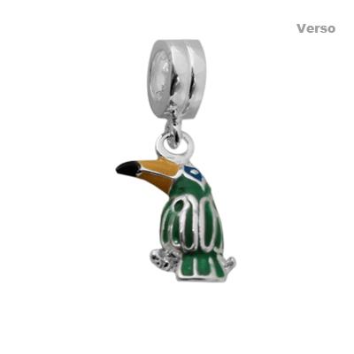 Berloque de Prata Tucano.