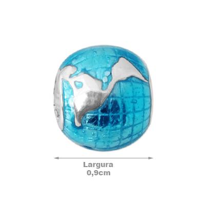 Berloque de Prata Mundo - 37207