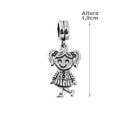 Berloque de Prata Menina - 37468