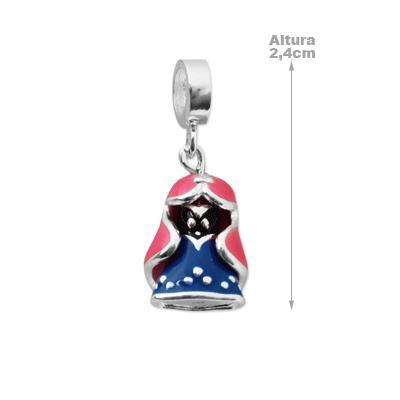 Berloque de Prata Vestido