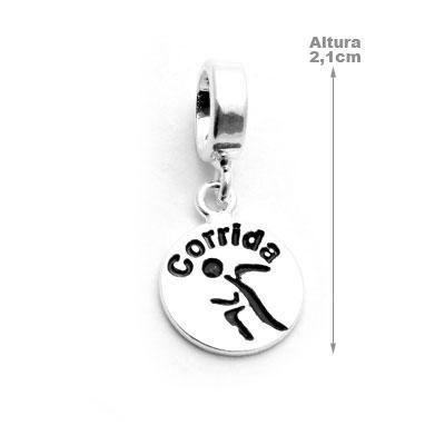 Berloque de Prata Corrida