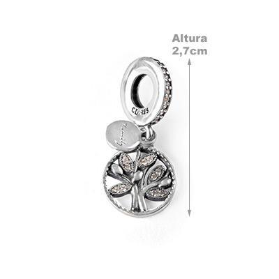 Berloque de Prata Árvore da Vida