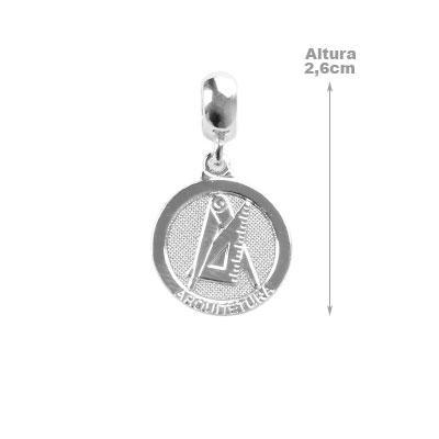 Berloque de Prata Arquitetura