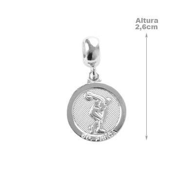 Berloque de Prata Educação Física