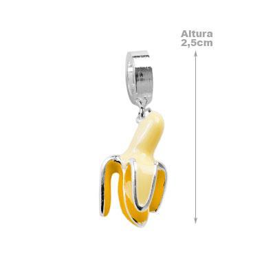 Berloque de Prata Banana