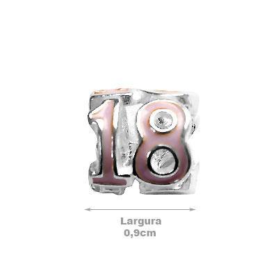Berloque de Prata 18 anos