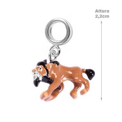 Berloque de Prata Leão