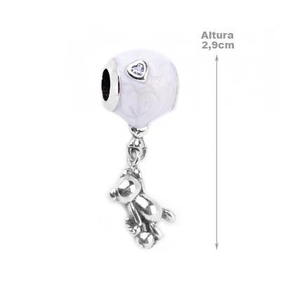 Berloque de Prata Urso - 48753