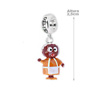 Berloque de Prata Tia Nastácia