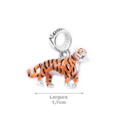 Berloque de Prata Tigre