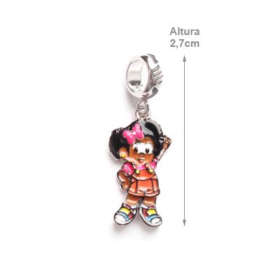 Berloque de Prata Milena