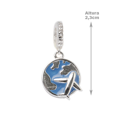 Berloque de Prata Mundo