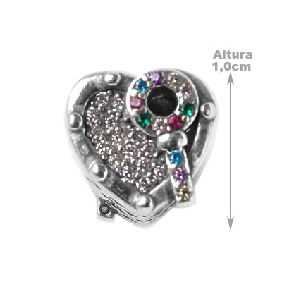 Berloque de Prata Coração