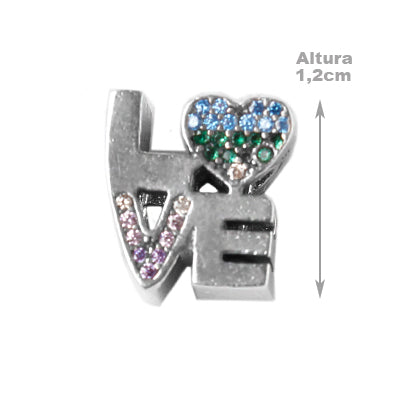Berloque de Prata Love