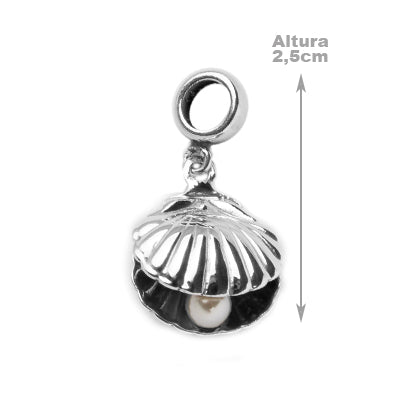 Berloque de Prata Concha
