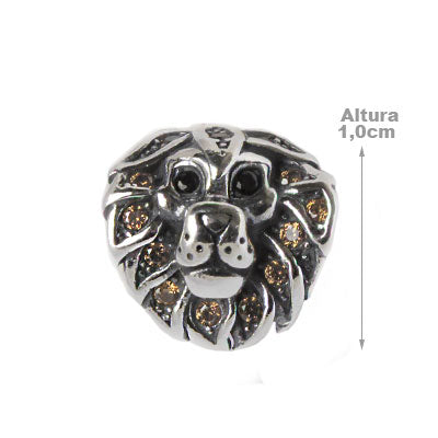 Berloque de Prata Leão