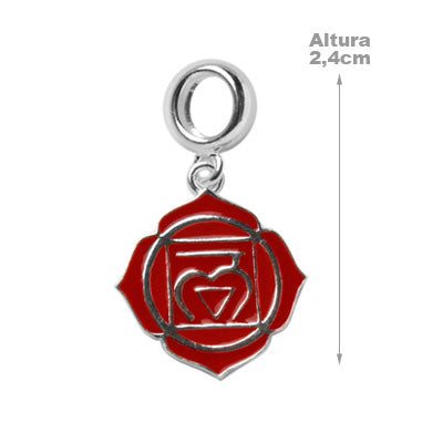 Berloque de Prata Chakra