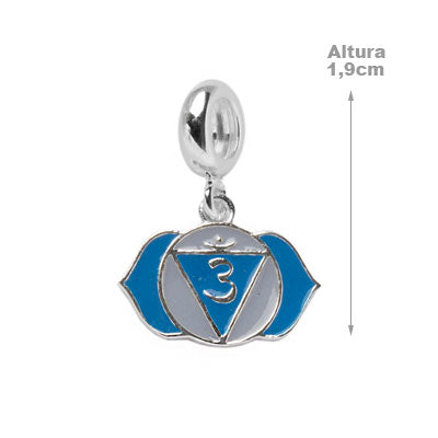Berloque de Prata Chakra
