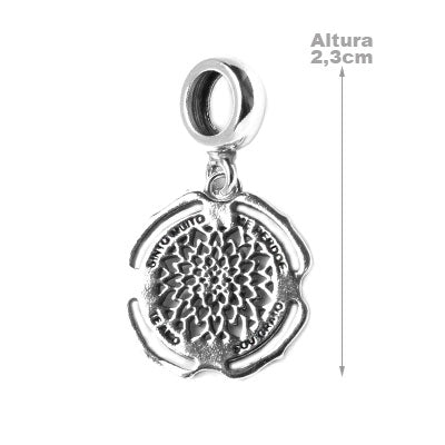 Berloque de Prata Mandala