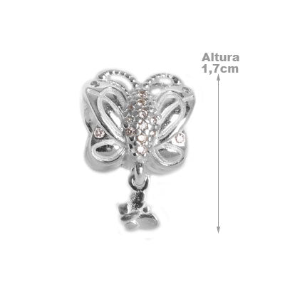 Berloque de Prata Borboleta