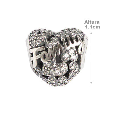 Berloque de Prata Coração