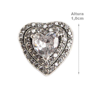 Berloque de Prata Coração