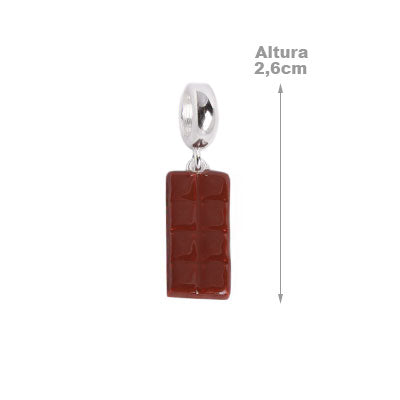 Berloque de Prata Chocolate