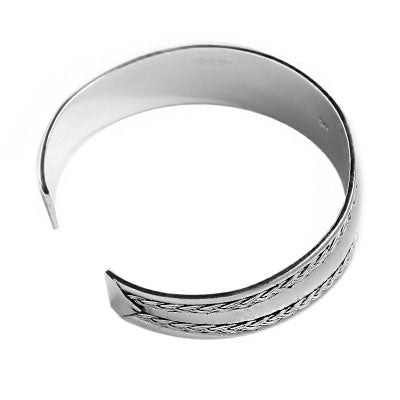 Bracelete de Prata Trabalhado