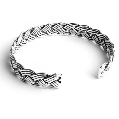 Bracelete de Prata Trabalhado